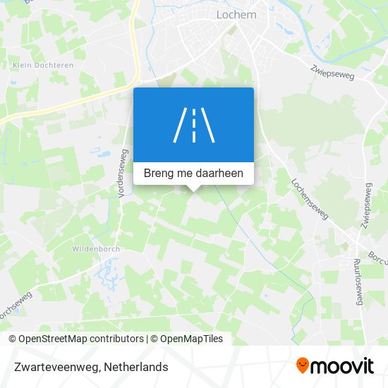 Zwarteveenweg kaart