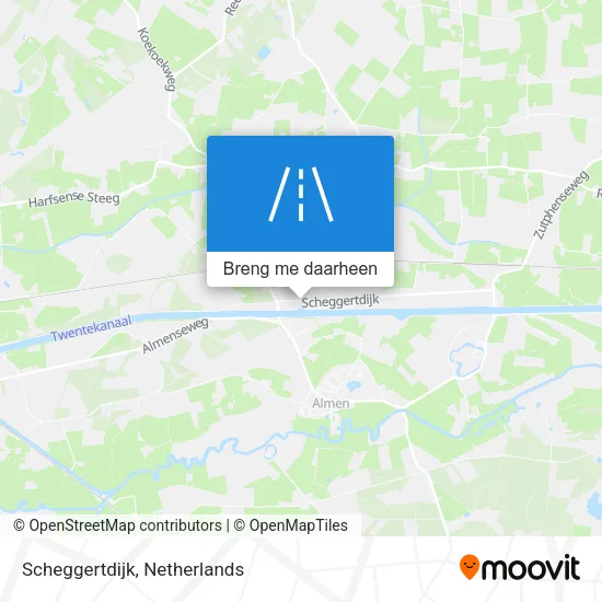 Scheggertdijk kaart