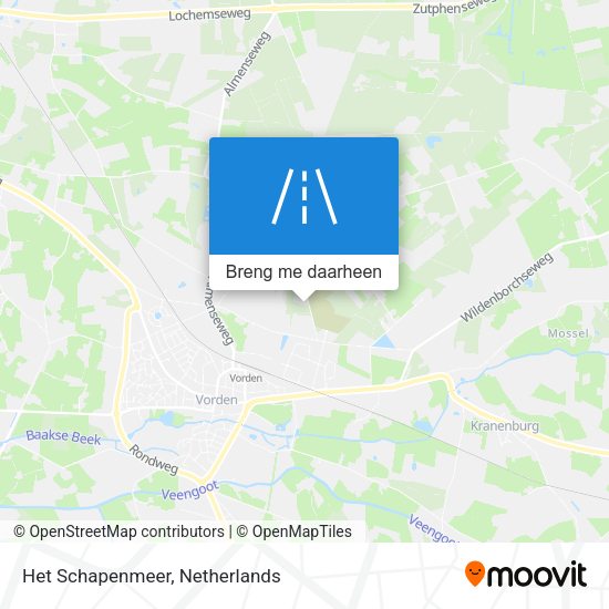 Het Schapenmeer kaart