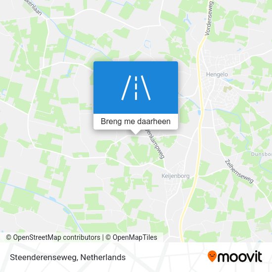 Steenderenseweg kaart