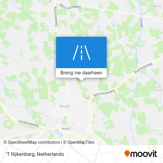 'T Rijkenbarg kaart