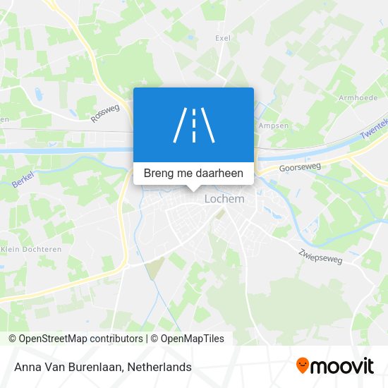 Anna Van Burenlaan kaart