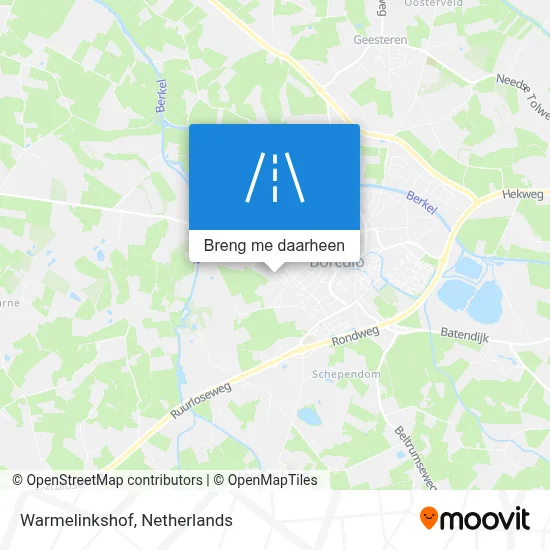 Warmelinkshof kaart