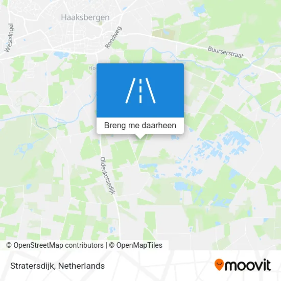 Stratersdijk kaart