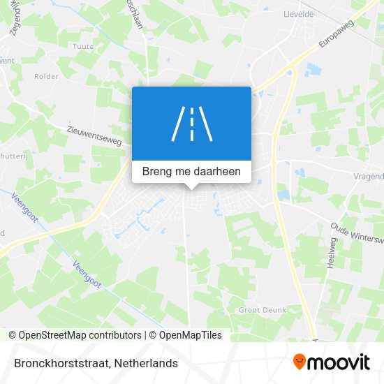 Bronckhorststraat kaart