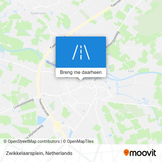 Zwikkelaarsplein kaart