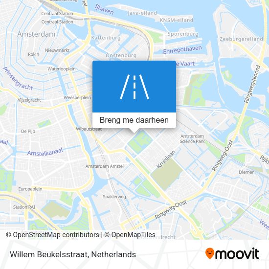 Willem Beukelsstraat kaart