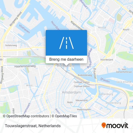 Touwslagerstraat kaart