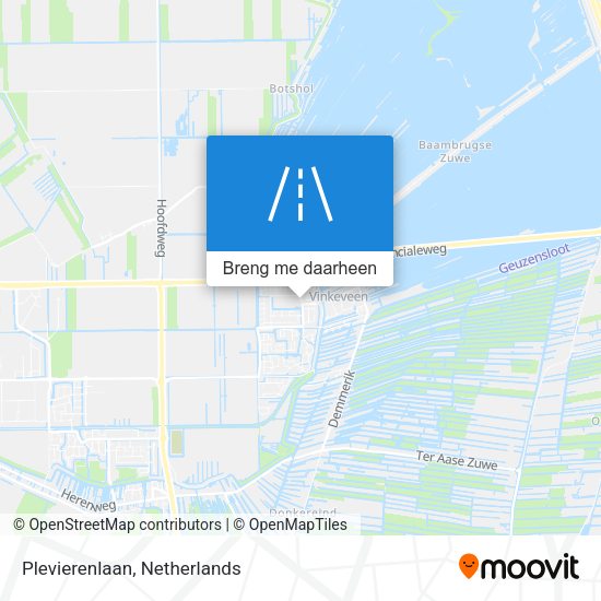Plevierenlaan kaart