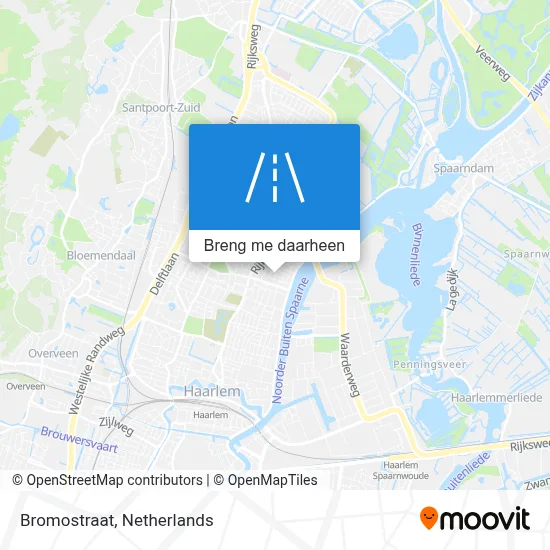 Bromostraat kaart