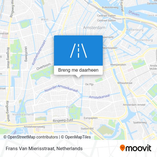 Frans Van Mierisstraat kaart