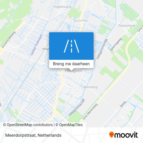 Meerdorpstraat kaart