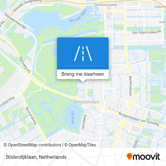 Bilderdijklaan kaart