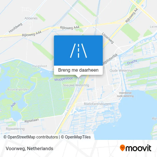Voorweg kaart