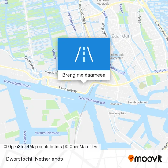 Dwarstocht kaart