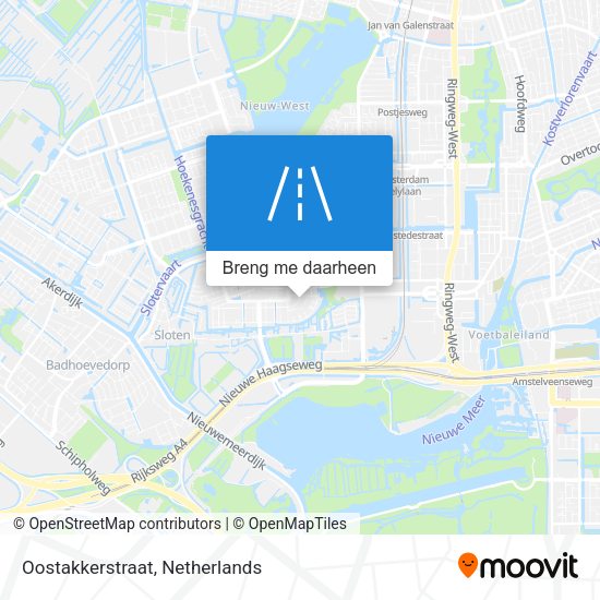 Oostakkerstraat kaart