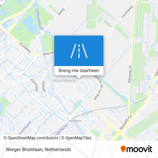 Wieger Bruinlaan kaart