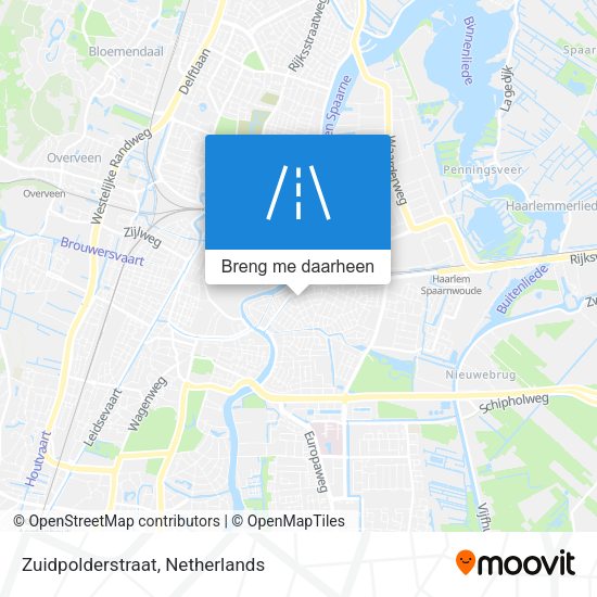 Zuidpolderstraat kaart