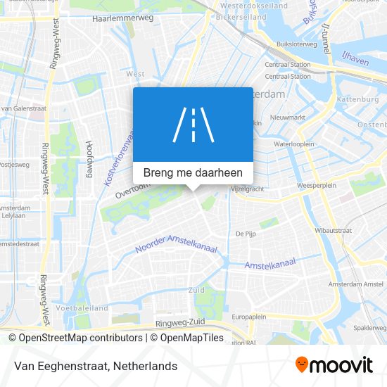 Van Eeghenstraat kaart