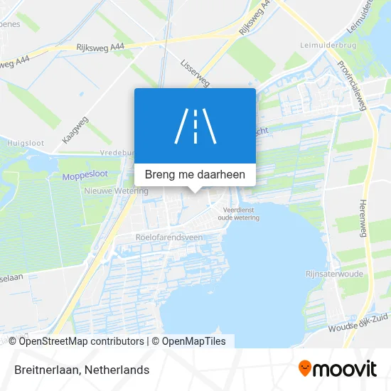 Breitnerlaan kaart