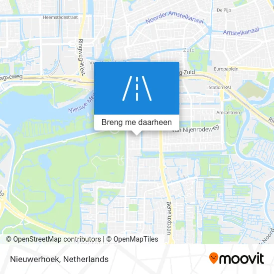 Nieuwerhoek kaart