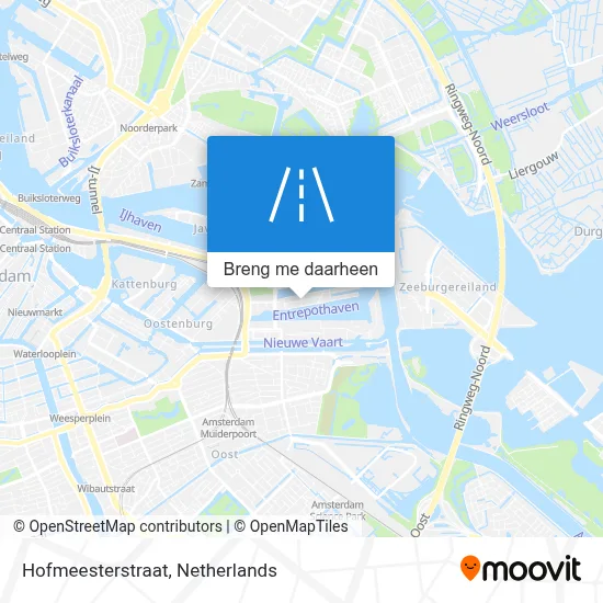 Hofmeesterstraat kaart