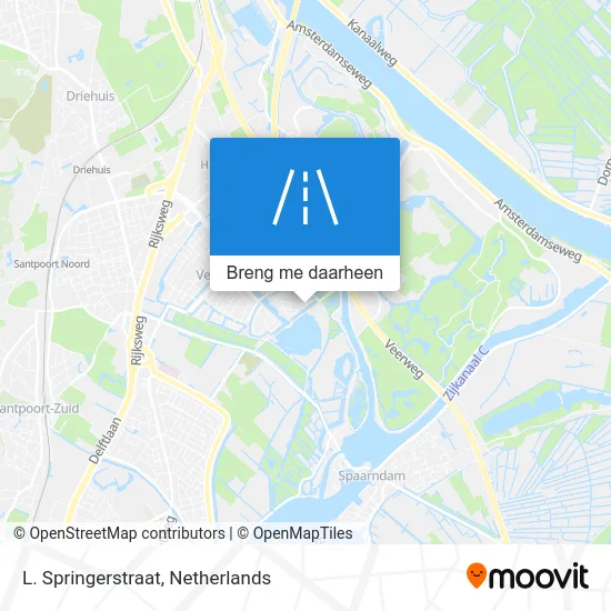 L. Springerstraat kaart