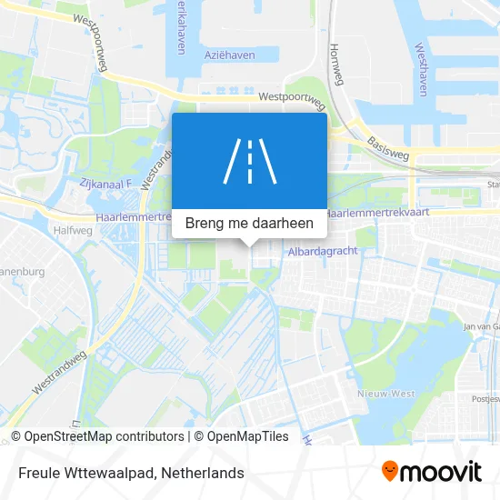 Freule Wttewaalpad kaart