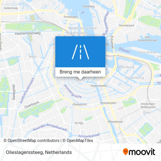 Olieslagerssteeg kaart
