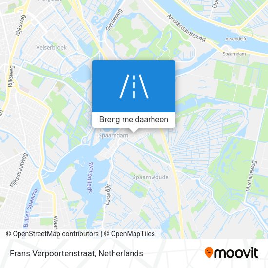 Frans Verpoortenstraat kaart