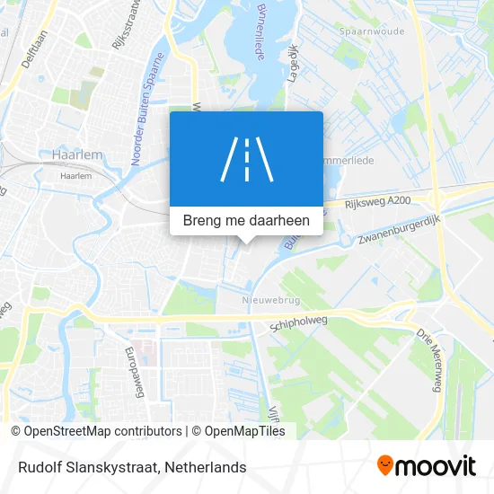 Rudolf Slanskystraat kaart