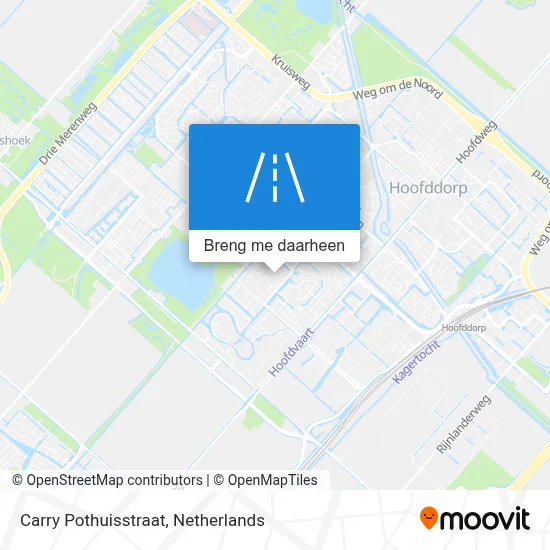 Carry Pothuisstraat kaart