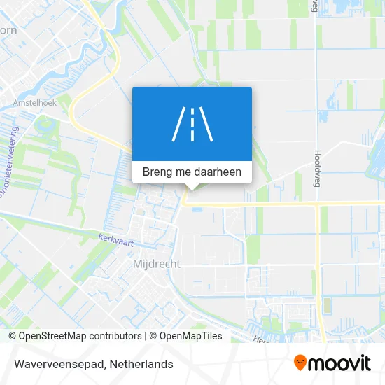 Waverveensepad kaart