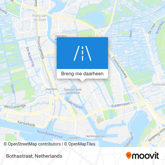 Bothastraat kaart