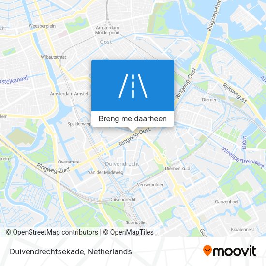 Duivendrechtsekade kaart