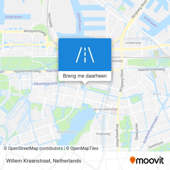 Willem Kraanstraat kaart