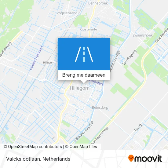 Valckslootlaan kaart