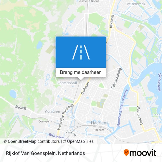 Rijklof Van Goensplein kaart
