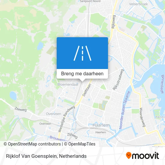 Rijklof Van Goensplein kaart