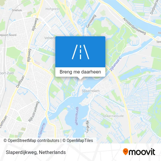 Slaperdijkweg kaart