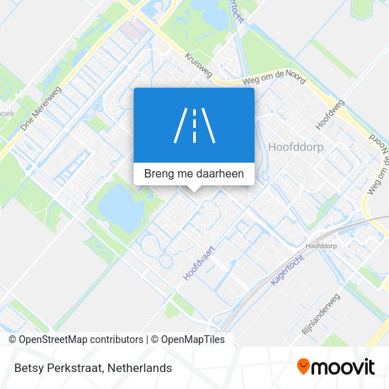 Betsy Perkstraat kaart