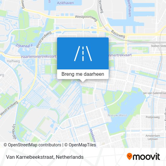Van Karnebeekstraat kaart
