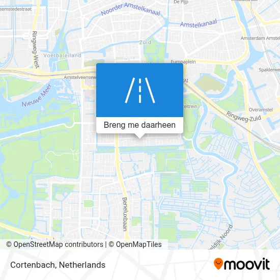 Cortenbach kaart