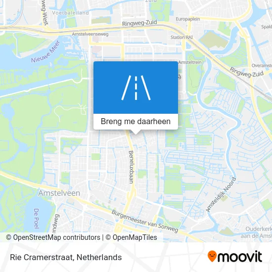 Rie Cramerstraat kaart