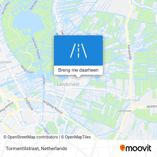 Tormentilstraat kaart