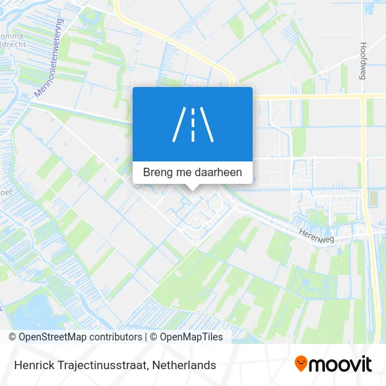 Henrick Trajectinusstraat kaart