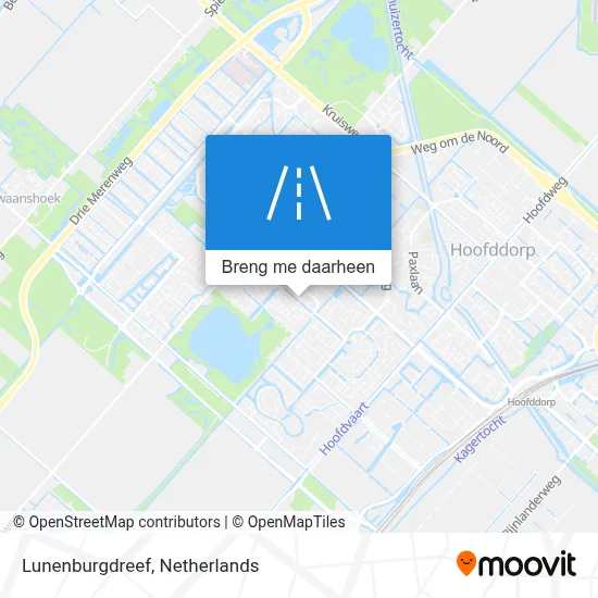 Lunenburgdreef kaart