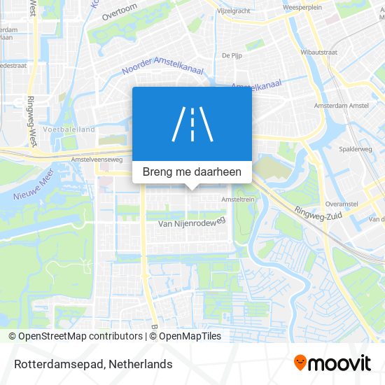 Rotterdamsepad kaart