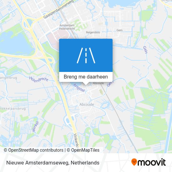 Nieuwe Amsterdamseweg kaart