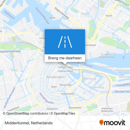 Middentunnel kaart